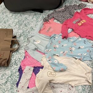 11 onesies & 1 jacket 12m bundle!